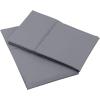 imageAmazon Basics 400 Thread Count Cotton Pillow Case Standard 30quot L x 20quot W White  Set of 2 Pillows Not IncludedDark Gray