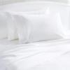 imageAmazon Basics 400 Thread Count Cotton Pillow Case Standard 30quot L x 20quot W White  Set of 2 Pillows Not IncludedWhite