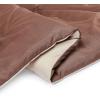 imageAmazon Basics Comforter Blanket TwinTwin XL Reversible Lightweight Microfiber All Season Blanket NavySky BlueChocolate  Khaki