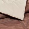 imageAmazon Basics Comforter Blanket TwinTwin XL Reversible Lightweight Microfiber All Season Blanket NavySky BlueChocolate  Khaki