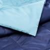 imageAmazon Basics Comforter Blanket TwinTwin XL Reversible Lightweight Microfiber All Season Blanket NavySky BlueNavy  Sky Blue