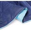 imageAmazon Basics Comforter Blanket TwinTwin XL Reversible Lightweight Microfiber All Season Blanket NavySky BlueNavy  Sky Blue