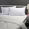 imageAmazon Basics Down Alternative Pillow for Back Side Sleepers Medium Density Standard Size 26quot x 20quot 2Pack WhiteKing Pack of 2