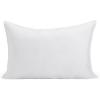 imageAmazon Basics Down Alternative Pillow for Back Side Sleepers Medium Density Standard Size 26quot x 20quot 2Pack WhiteQueen  Pack of 2