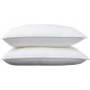 imageAmazon Basics Down Alternative Pillow for Back Side Sleepers Medium Density Standard Size 26quot x 20quot 2Pack WhiteStandard Pack of 2