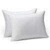 imageAmazon Basics Down Alternative Pillow for Back Side Sleepers Medium Density Standard Size 26quot x 20quot 2Pack WhiteStandard Pack of 2