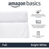 imageAmazon Basics Lightweight Pleated Bed Skirt Queen Dark Grey SolidBright White