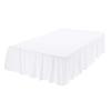 imageAmazon Basics Lightweight Ruffled Bed Skirt Classic Style Soft and Stylish 100 Microfiber With 16quot Drop Queen Bright White SolidBright White