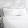 imageAmazon Basics Queen Pillowcase with Zipper 100 Cotton Hypoallergenic Pillow Protector White 31 x 21 Inches Pillows Not IncludedBody Pillow