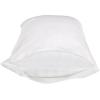 imageAmazon Basics Queen Pillowcase with Zipper 100 Cotton Hypoallergenic Pillow Protector White 31 x 21 Inches Pillows Not IncludedKing