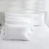 imageAmazon Basics Queen Pillowcase with Zipper 100 Cotton Hypoallergenic Pillow Protector White 31 x 21 Inches Pillows Not IncludedStandard