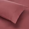 imageAmazon Basics Twin XL Comforter Set with Sheets 5Piece Blue Calvin Striped Bedding Lightweight Microfiber BedinaBagBurgundy Simple Plaid