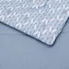 imageAmazon Basics Twin XL Comforter Set with Sheets 5Piece Blue Calvin Striped Bedding Lightweight Microfiber BedinaBagGray Leaf