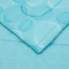 imageAmazon Basics Twin XL Comforter Set with Sheets 5Piece Blue Calvin Striped Bedding Lightweight Microfiber BedinaBagIndustrial Teal