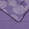 imageAmazon Basics Twin XL Comforter Set with Sheets 5Piece Blue Calvin Striped Bedding Lightweight Microfiber BedinaBagPurple Floral