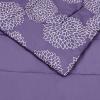imageAmazon Basics Twin XL Comforter Set with Sheets 5Piece Blue Calvin Striped Bedding Lightweight Microfiber BedinaBagPurple Floral