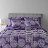 imageAmazon Basics Twin XL Comforter Set with Sheets 5Piece Blue Calvin Striped Bedding Lightweight Microfiber BedinaBagPurple Floral