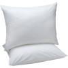 imageAmazon Basics Down Alternative Pillow for Back Side Sleepers Medium Density Standard Size 26quot x 20quot 2Pack WhiteStandard 2 Pack  Protectors