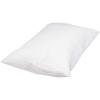imageAmazon Basics Queen Pillowcase with Zipper 100 Cotton Hypoallergenic Pillow Protector White 31 x 21 Inches Pillows Not IncludedQueen