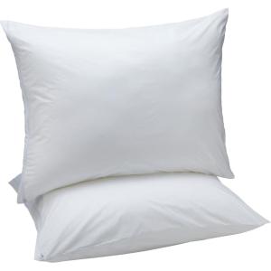 imageAmazon Basics Down Alternative Pillow for Back Side Sleepers Medium Density Standard Size 26quot x 20quot 2Pack WhiteStandard 2 Pillows  2 Protectors