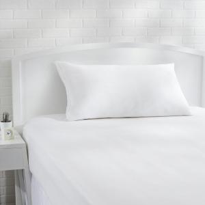 imageAmazon Basics Queen Pillowcase with Zipper 100 Cotton Hypoallergenic Pillow Protector White 31 x 21 Inches Pillows Not IncludedKing