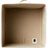 imageAmazon Basics Cube Organizer Storage Bins Handles Collapsible Fabric Pack of 6 105quotx105quotx11quot BlackBeige