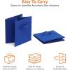 imageAmazon Basics Cube Organizer Storage Bins Handles Collapsible Fabric Pack of 6 105quotx105quotx11quot BlackNavy