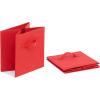 imageAmazon Basics Cube Organizer Storage Bins Handles Collapsible Fabric Pack of 6 105quotx105quotx11quot BlackRed