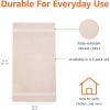 imageAmazon Basics FadeResistant Organic Cotton Washcloth 12 Pack 12quotx12quot TaupeBlush Pink