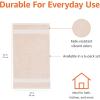 imageAmazon Basics FadeResistant Organic Cotton Washcloth 12 Pack 12quotx12quot TaupeBlush Pink