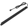 imageAmazon Basics 9 Outlet Surge Protector Power Strip Heavy Duty Metal 600 Joule 6 ft Cord Rectangle Mountable Black
