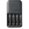 imageAmazon Basics Rechargeable NiMh AAA 800mAh 8 Pack  AA 2000mAh 8 Pack with 8 Bay Battery Charger No AC Power Adapter USB C PortAC Charger4AA4AAA