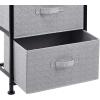 imageAmazon Basics Fabric 3Drawer Storage Organizer Unit for Closet BlackBlack