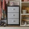 imageAmazon Basics Fabric 3Drawer Storage Organizer Unit for Closet BlackBlack