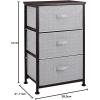 imageAmazon Basics Fabric 3Drawer Storage Organizer Unit for Closet BlackBronze