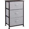 imageAmazon Basics Fabric 3Drawer Storage Organizer Unit for Closet BlackBronze