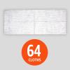 imageAmazon Basics Dry Floor Cloths to Clean Dust Dirt Pet Hair 64 Count Pack of 1White