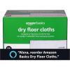 imageAmazon Basics Dry Floor Cloths to Clean Dust Dirt Pet Hair 64 Count Pack of 1White