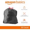 imageAmazon Basics Flextra Multipurpose Drawstring Trash Bags 30 Gallon 50 CountFlextra