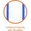 imageAmazon Basics Heavy Duty Dry Mop Pads  11quot x 59quot Pack of 30 Microfiber110 x 59 inches Pack of 2