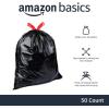 imageAmazon Basics Multipurpose Drawstring Trash Bags 30 Gallon 50 Count Previously Solimo50 Count Pack of 2