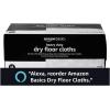 imageAmazon Basics Quilted Heavy Duty Dry Floor Cloths to Clean Dust Dirt Pet Hair 44 Count Pack of 1 White 11quot x 87quot