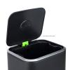 imageAmazon Basics Rectangular Trash Can with Lid Liner and SoftClose Foot Pedal 32l85 gallon BlackBlack