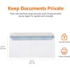 imageAmazon Basics 10 SecurityTinted SelfSeal Business Letter Envelopes Peel ampamp Seal Closure  500Pack WhiteTint