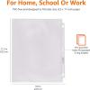 imageAmazon Basics Clear Sheet Protectors for 3 Ring Binder 85 x 11 InchPolypropylene 100Pack1200pack