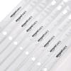 imageAmazon Basics Clear Sheet Protectors for 3 Ring Binder 85 x 11 InchPolypropylene 100Pack1200pack