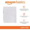 imageAmazon Basics Clear Sheet Protectors for 3 Ring Binder 85 x 11 InchPolypropylene 100Pack500  Pack