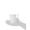 imageAmazon Basics Disposable Coffee Cups 10 ounces Paper 1000 Count Pack of 1 White120 Oz