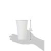imageAmazon Basics Disposable Coffee Cups 10 ounces Paper 1000 Count Pack of 1 White160 Oz