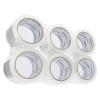 imageAmazon Basics ExtraWide Packing Tape Designed for Moving Storage and Packing Shipping and Mailing ExtraWide 283quotW Crystal Clear 6Pack6pack